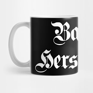 Bad Hersfeld written with gothic font Mug